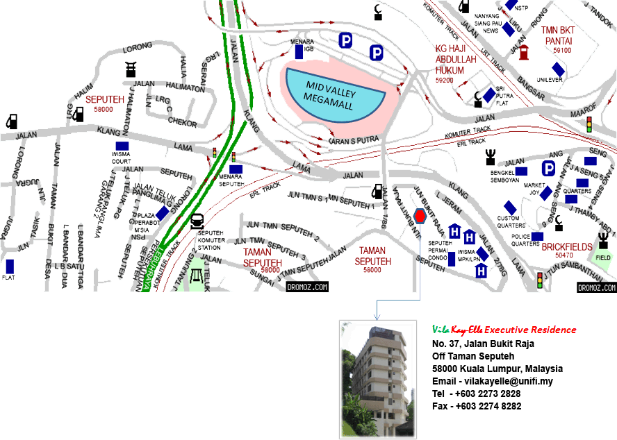 Map for Vila Kay Elle